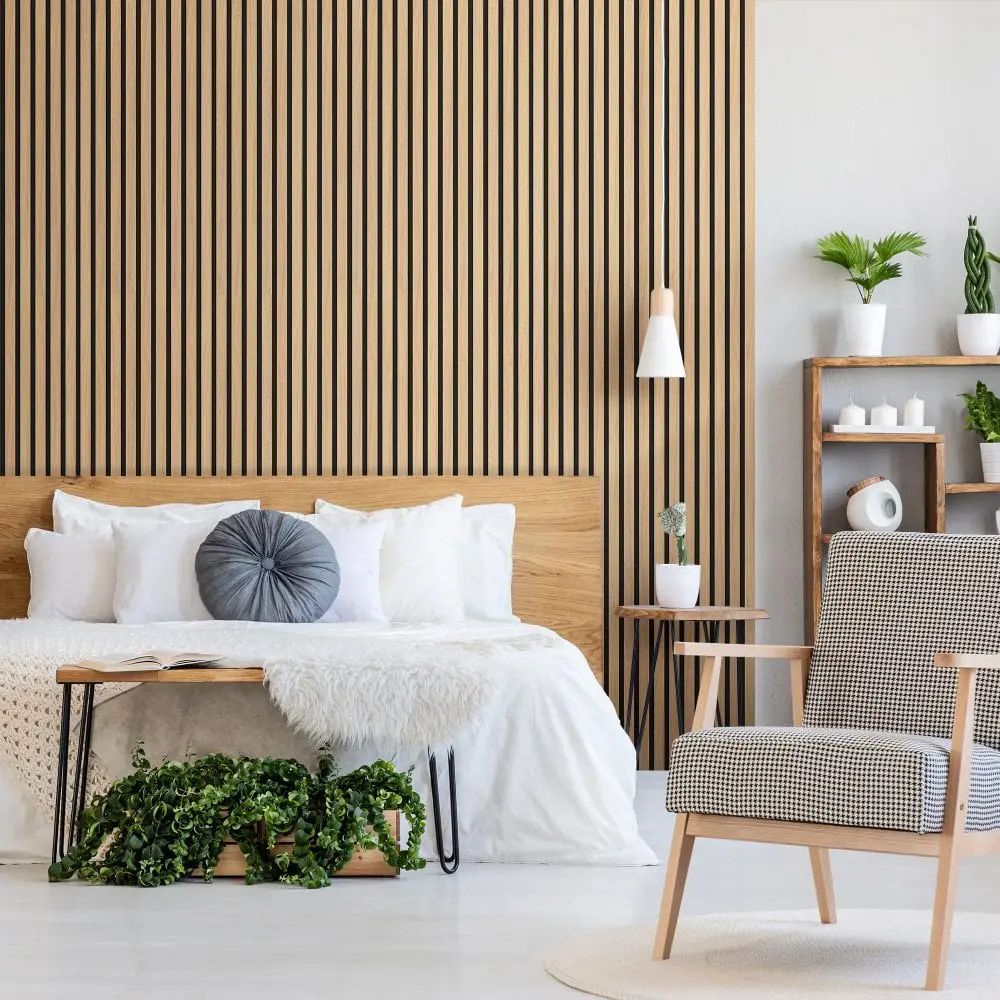 Oak Acousitic 24mm Wall Panel - 600x2600mm