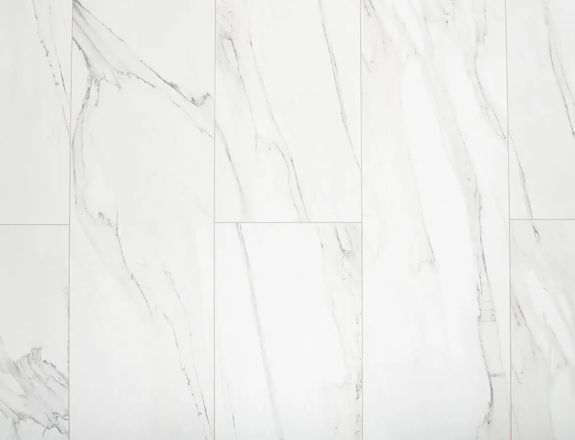 Ice White Marble Tile 10mm Laminate Flooring