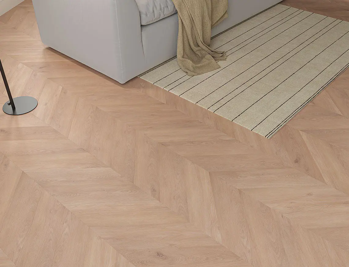Cheshire Oak 3mm Chevron LVT