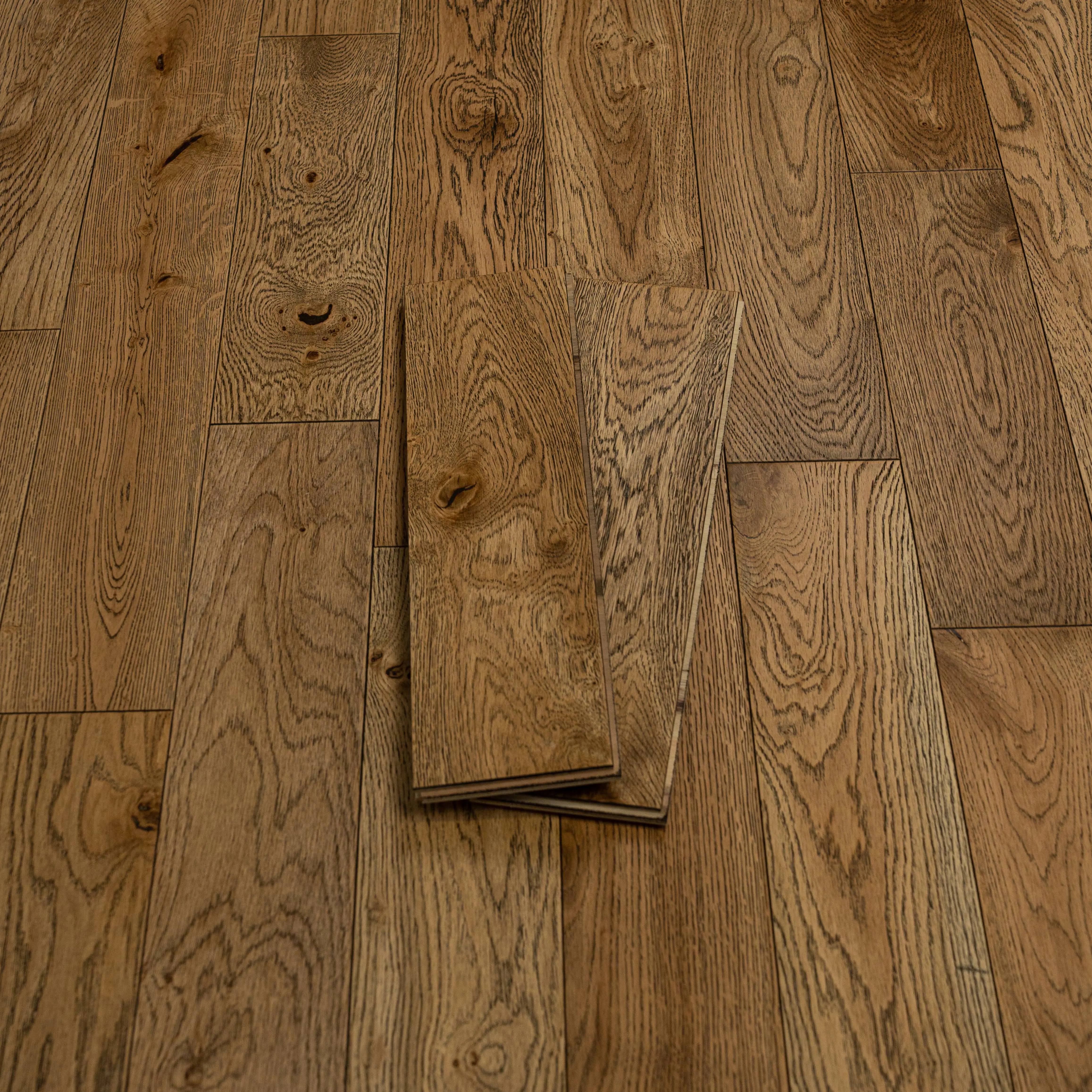 Cottage Oak 14mm Brushed & UV Oiled