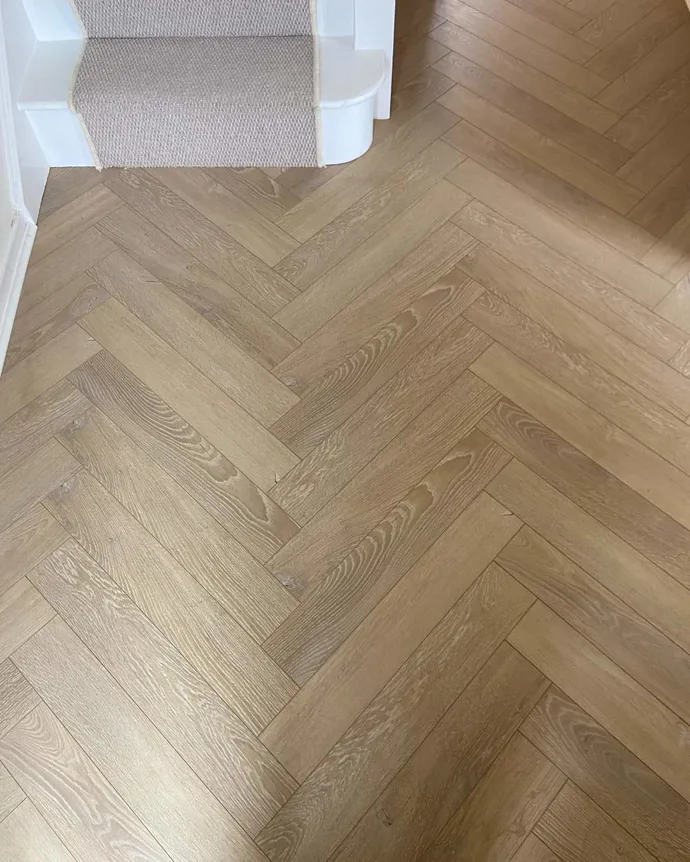 Desert Oak Herringbone 12mm Laminate | Floor Depot