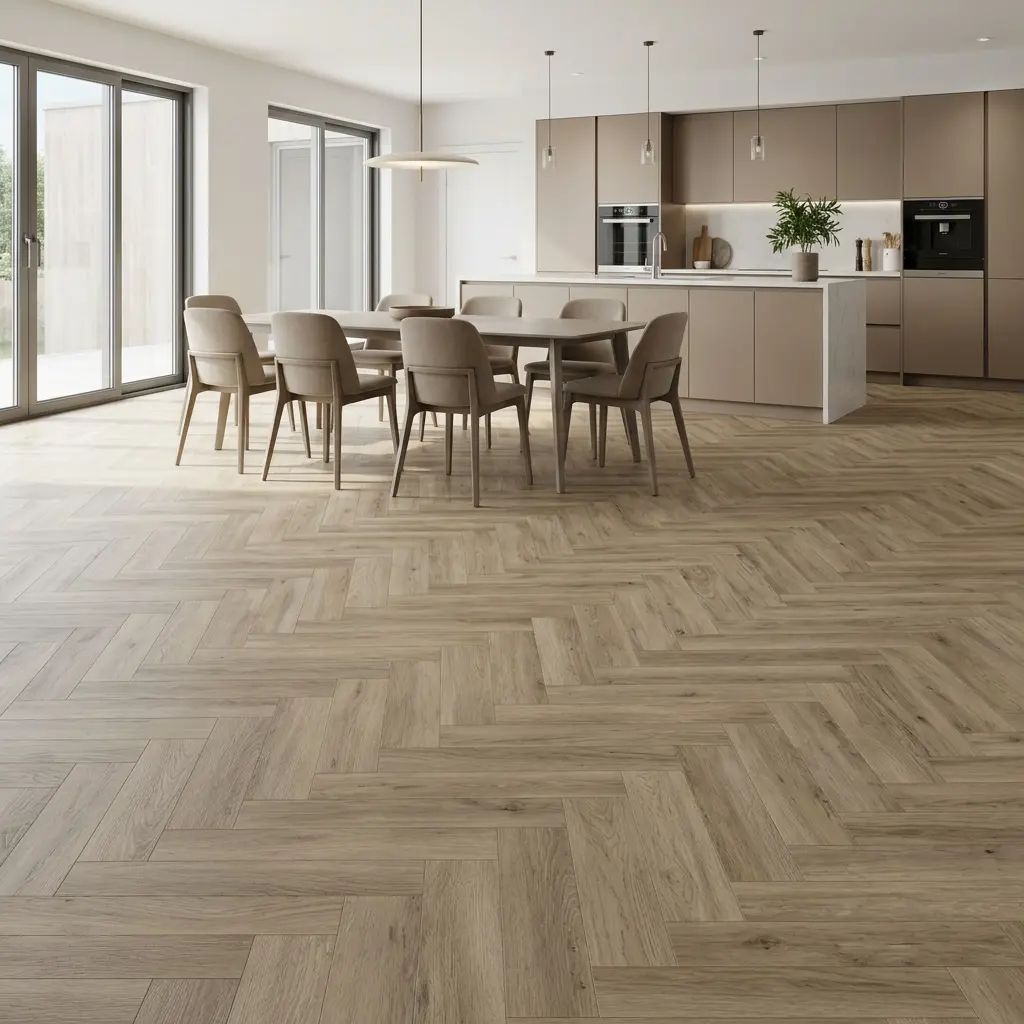 Limed Ash Herringbone 2.5mm LVT