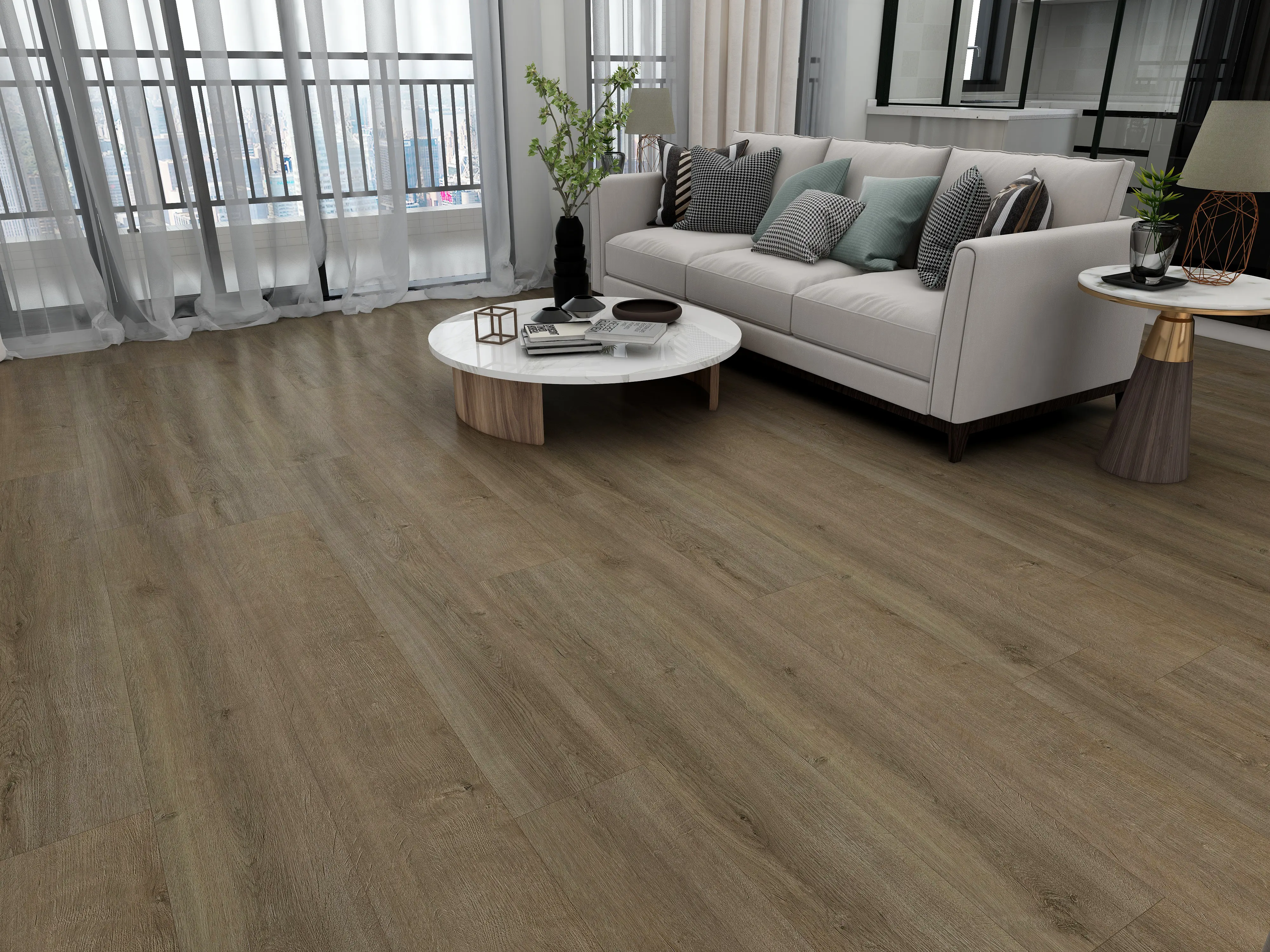 Smoked Dark Oak 6mm PREMIUM SPC Click