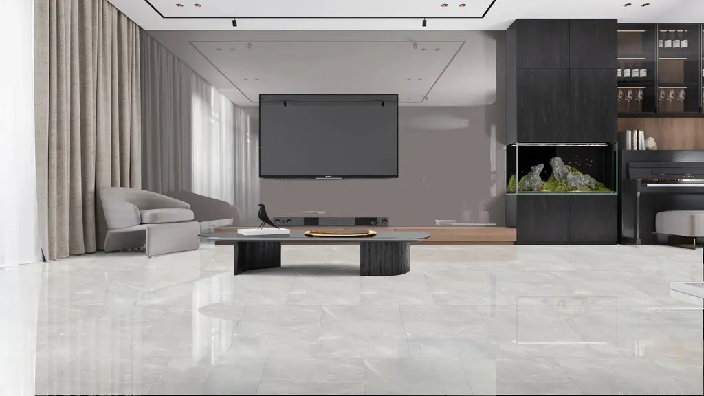 Athena Bianco Floor & Wall Tile - Porcelain 600x1200mm