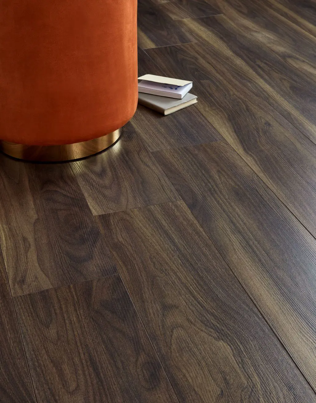 30m² Rich Walnut 12mm Laminate + Free Underlay
