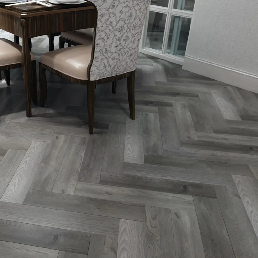 Winter Oak Grey 5mm SPC Herringbone