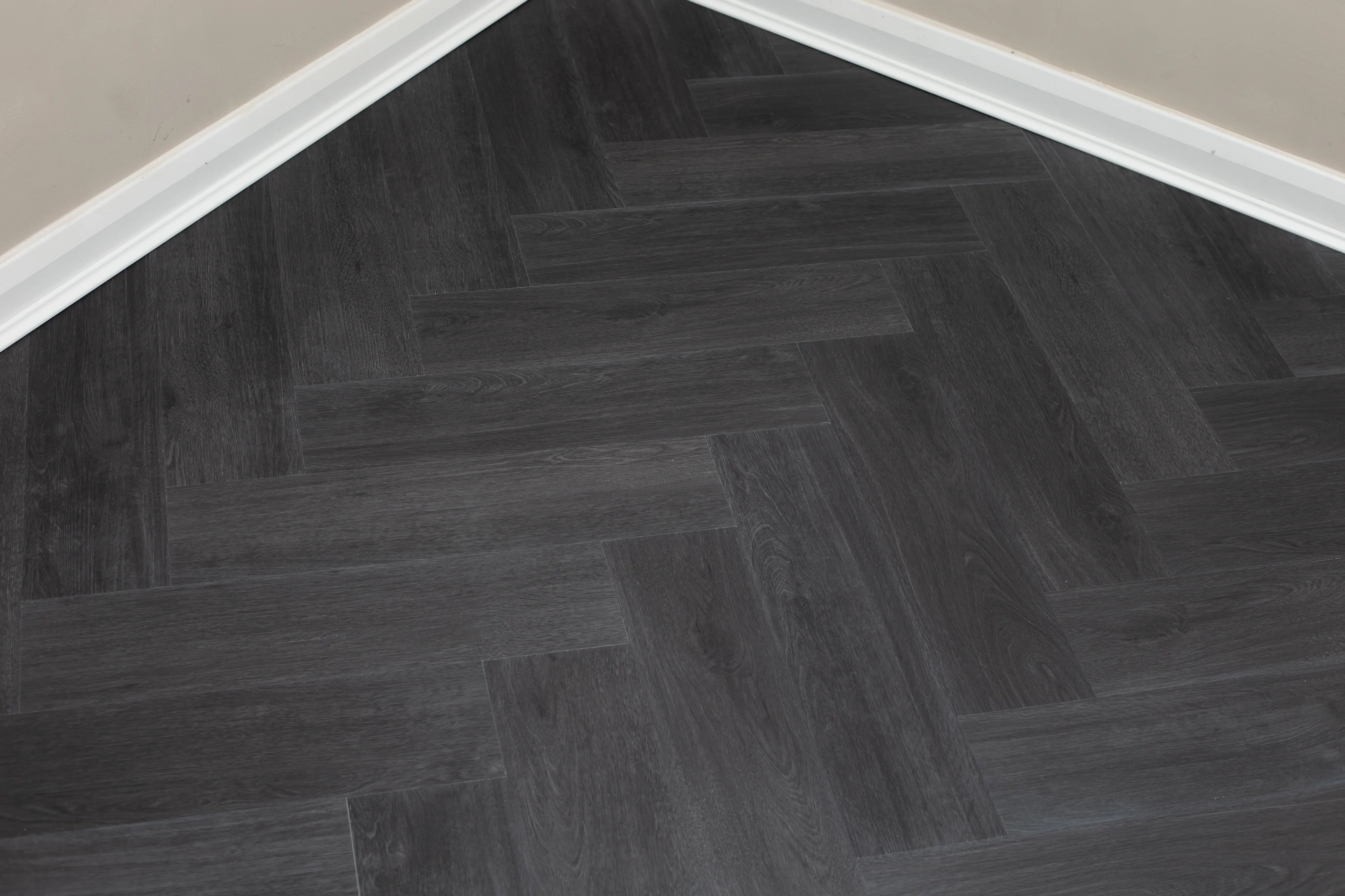 Nightfall Black Oak Herringbone 6mm SPC Click