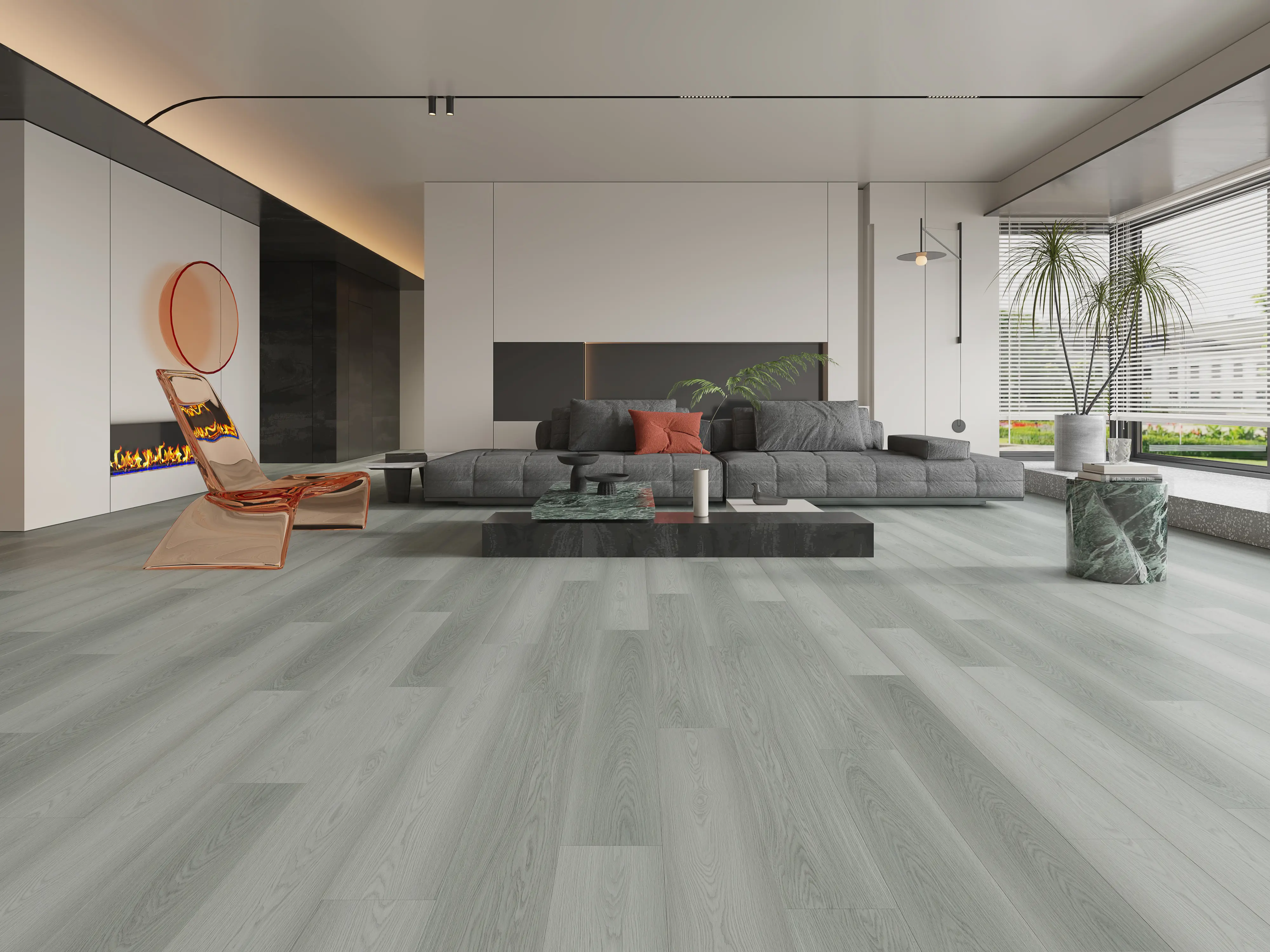 Feathered Grey 2.5mm LVT