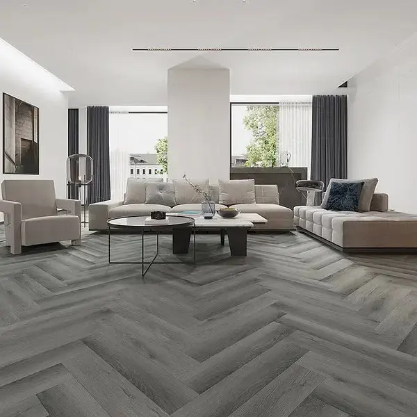 Yosemite Dark Grey Oak Herringbone 5.2mm SPC Click