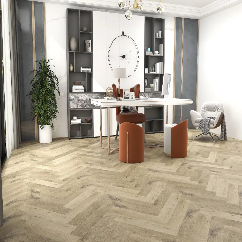 Cobble Oak 5.2mm SPC Herringbone Click
