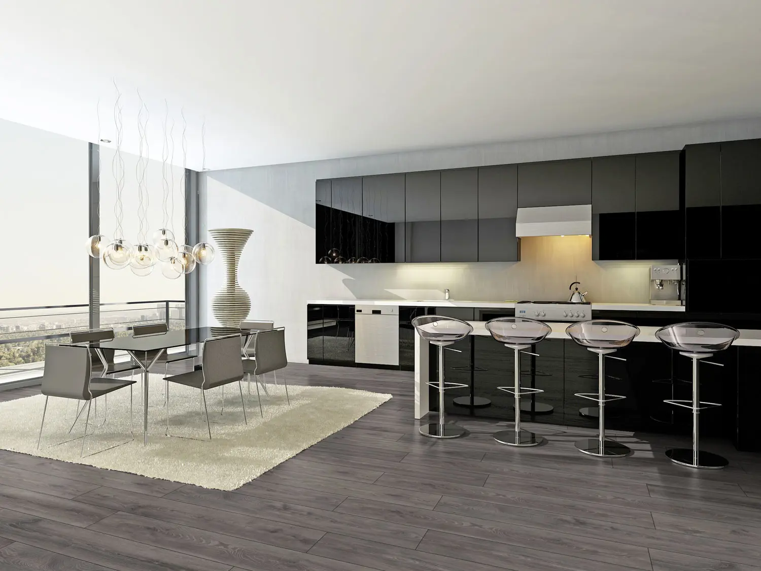 Graphite Oak 8mm Laminate