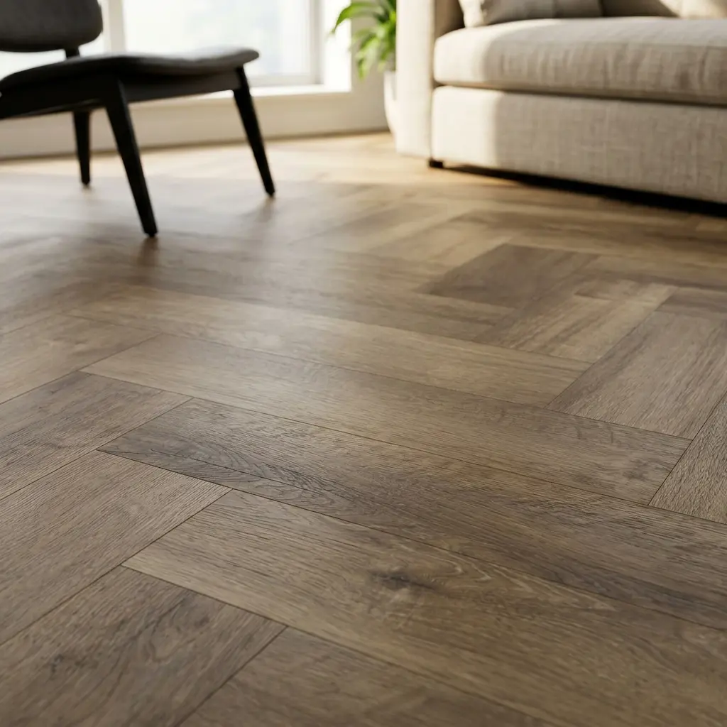 Rustic Oak Herringbone 2.5mm LVT