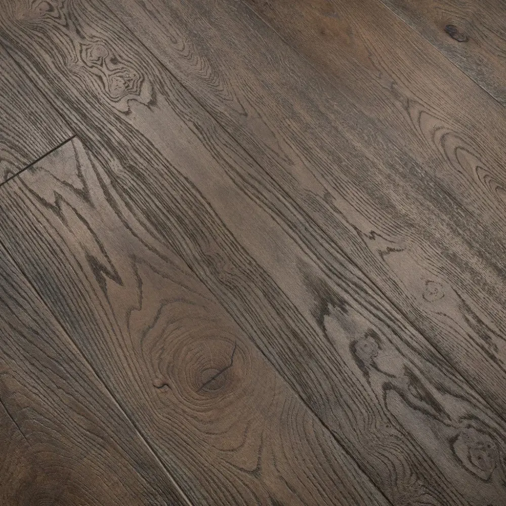 Black Distressed Oak 15mm x 220mm Engineered Oak