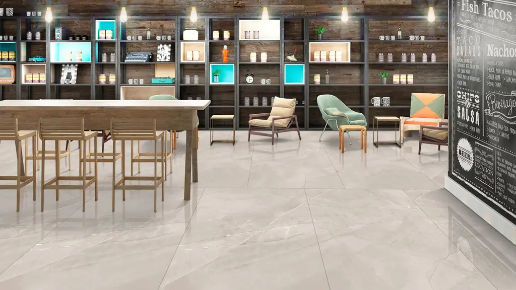 Beige Stone Floor & Wall Tile - Porcelain 600x1200mm