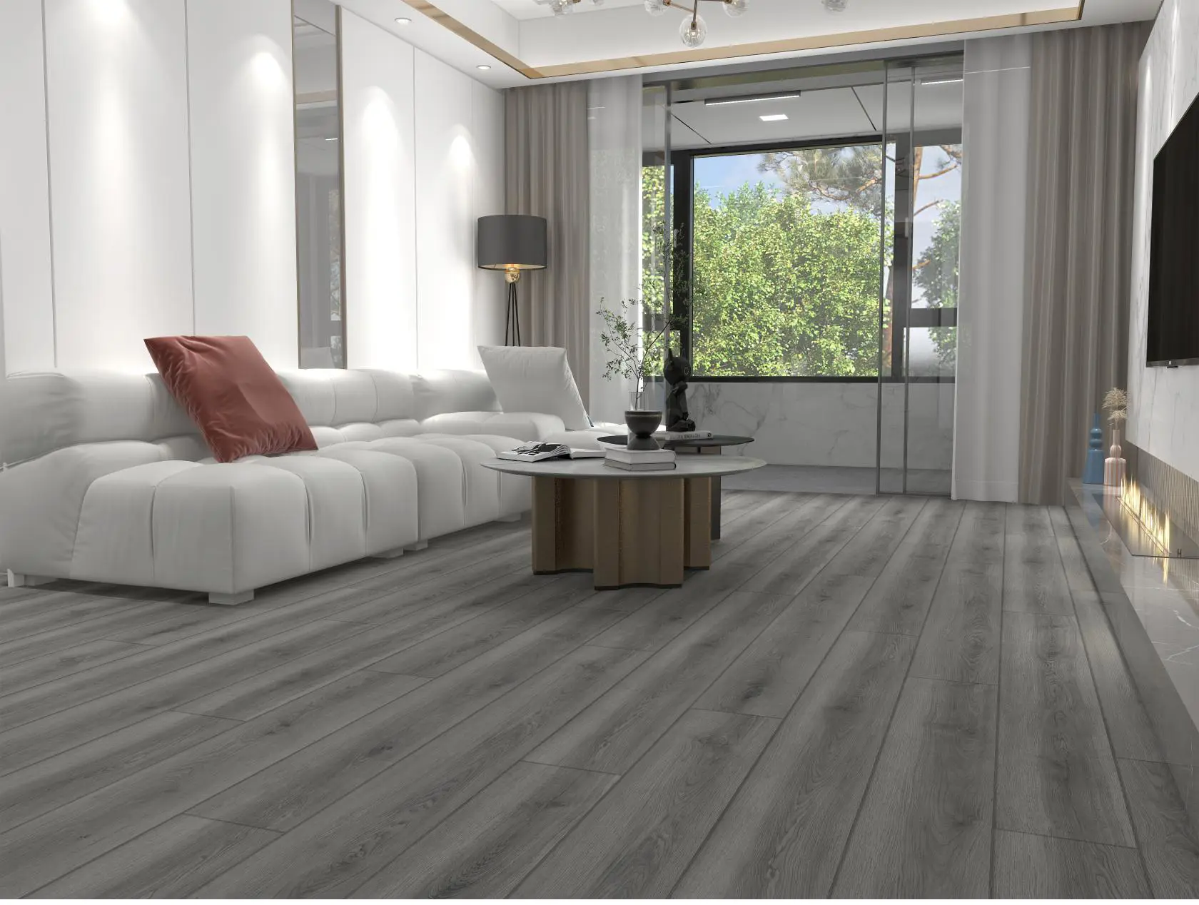 Mellennium Grey Oak Dryback LVT