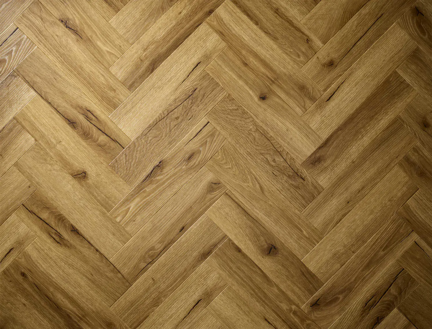 Honey Oak Herringbone Embossed Dryback LVT