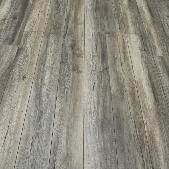 Distressed Grey Oak 12mm Laminate Flooring