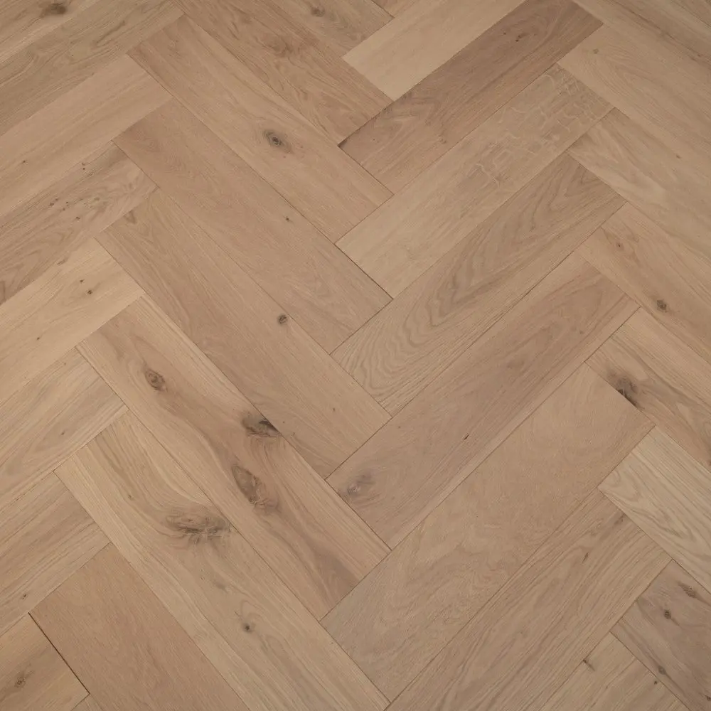Invisible Finish Oak Herringbone 14mm Click