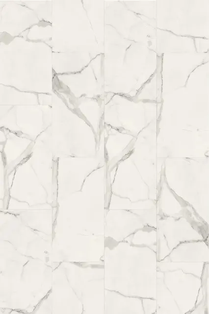 Ice White Marble 5.5mm SPC Click Tile