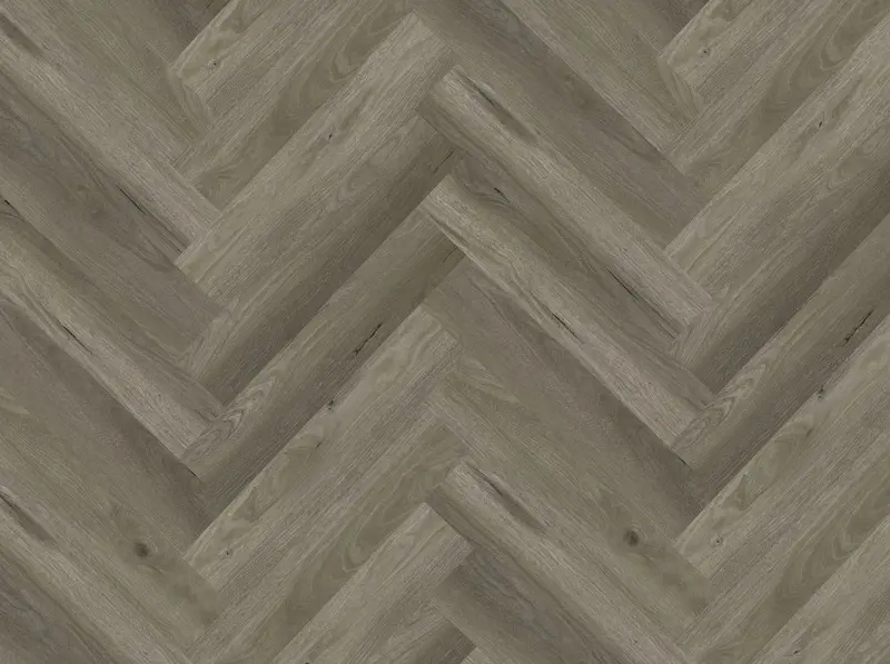 French Grey Herringbone 5.2mm SPC Click