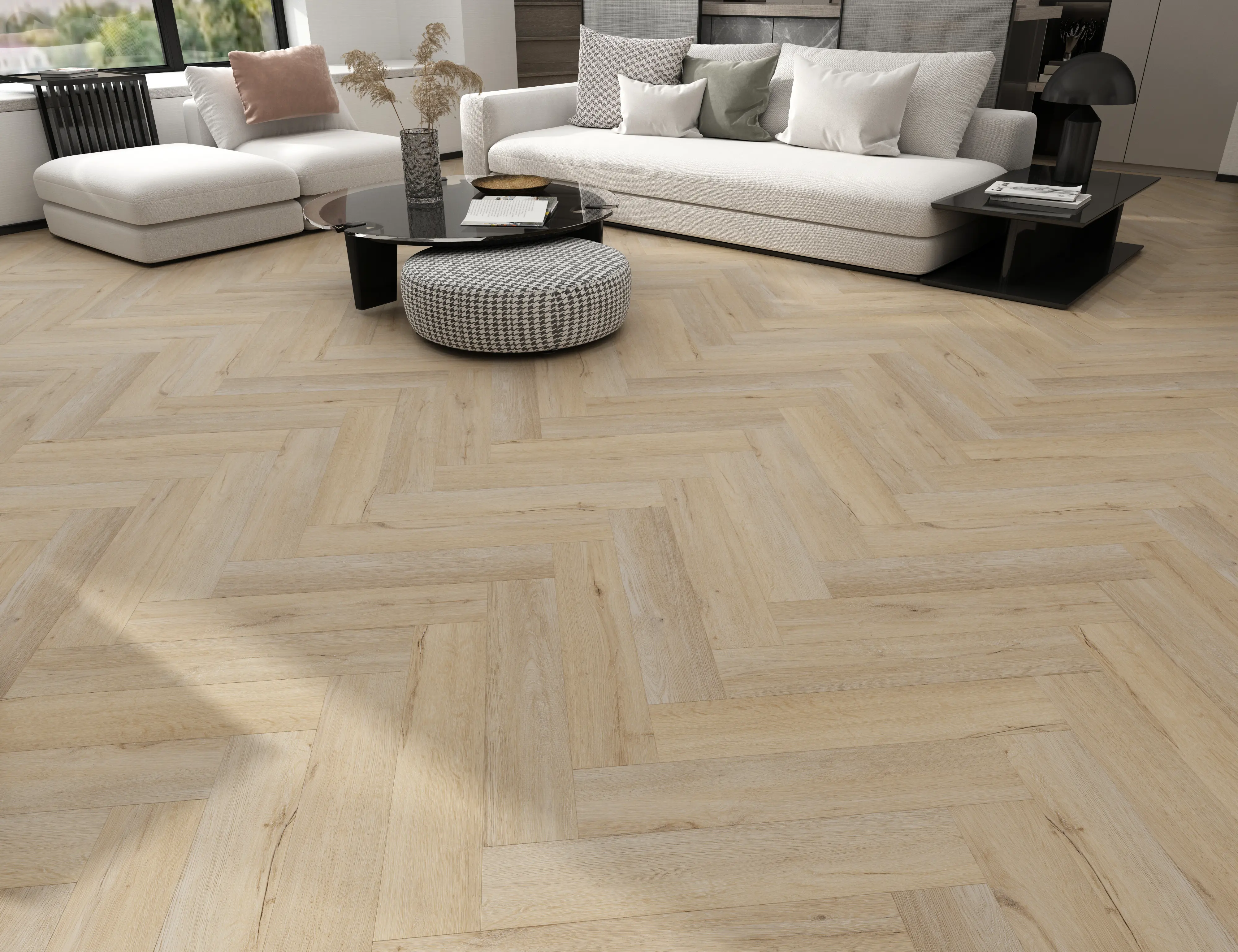 Cottage Oak 5mm SPC Herringbone