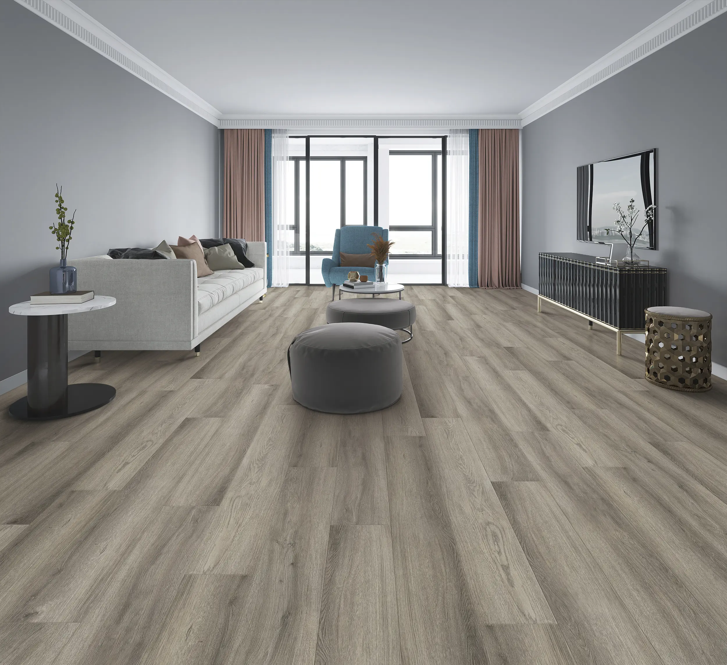 Tawny Oak Wide Plank 3mm Premium LVT