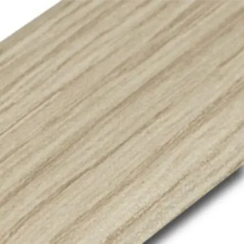 White Varnished Oak Laminate Doorbar - T-bar 0.9m