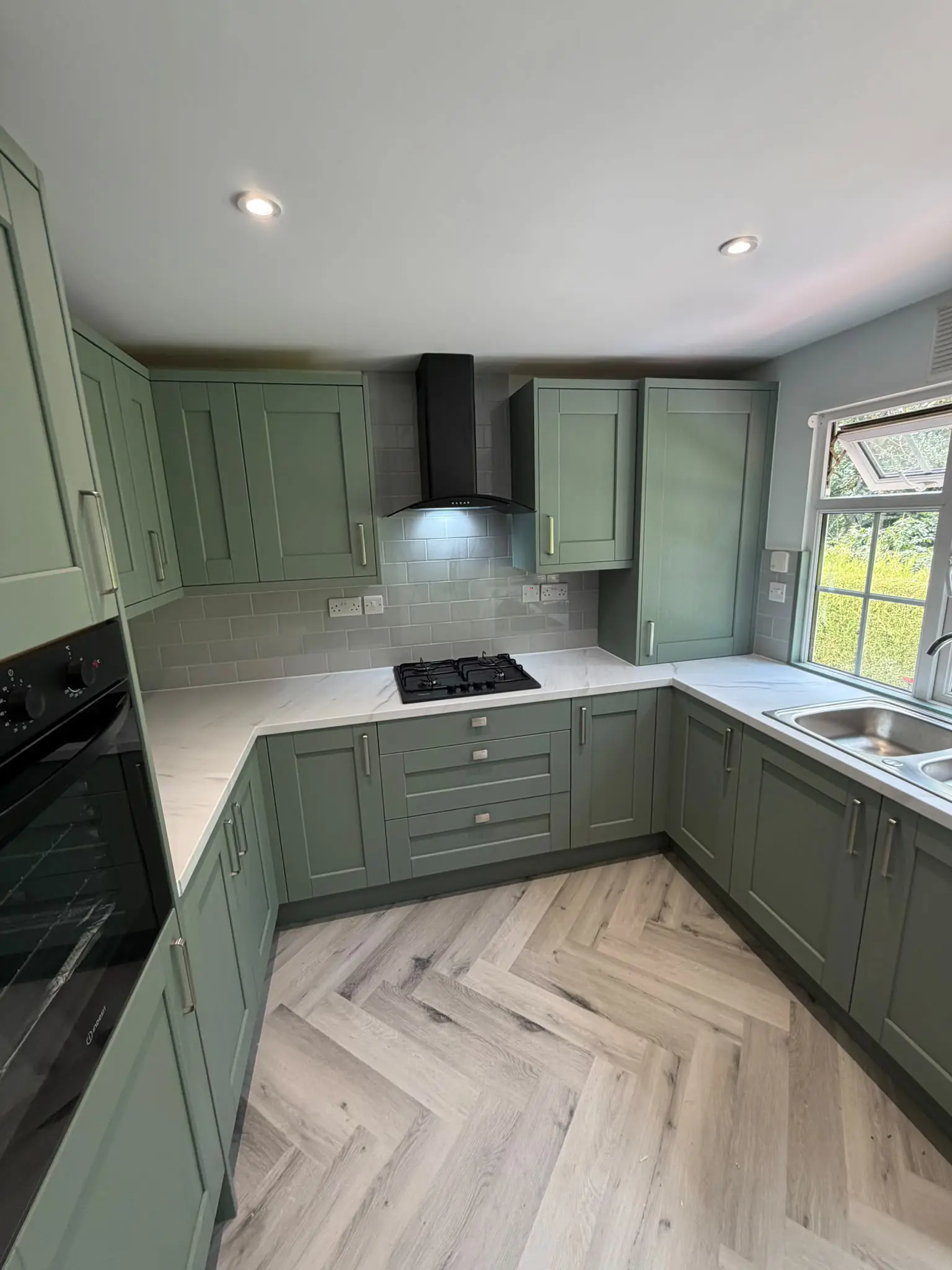 Stretford Grey Oak 6mm SPC Herringbone