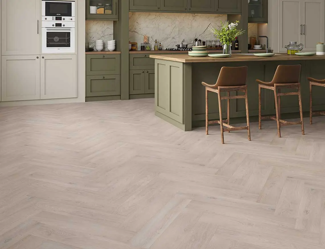 Crescent Oak 3mm Herringbone LVT