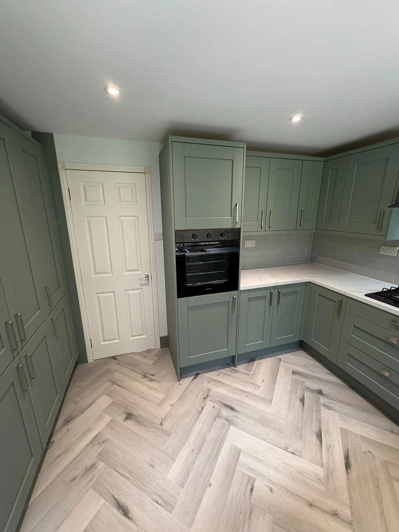 Stretford Grey Oak 6mm SPC Herringbone