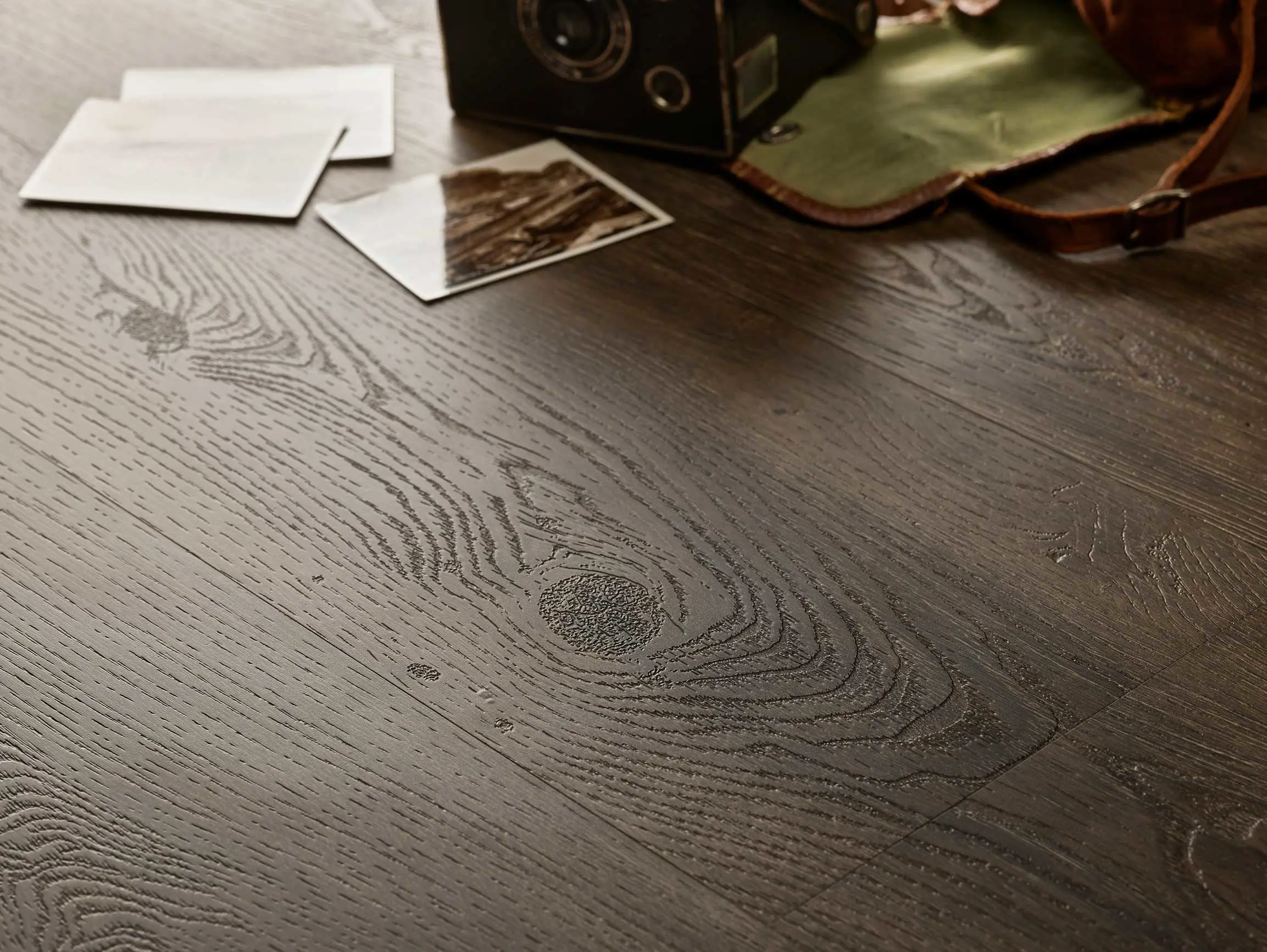 Rich Oak Embossed Dryback LVT