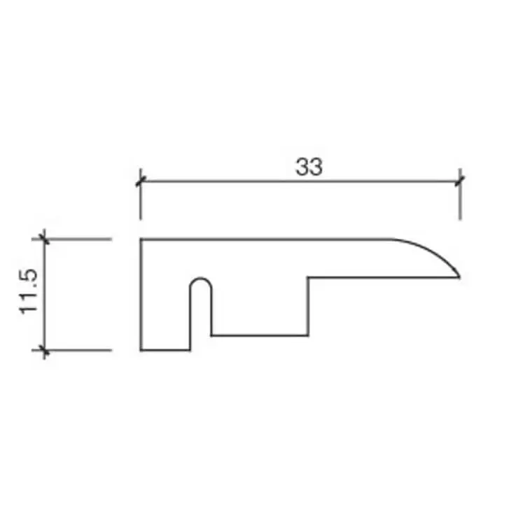 Best Colour Match End Bar 0.9m