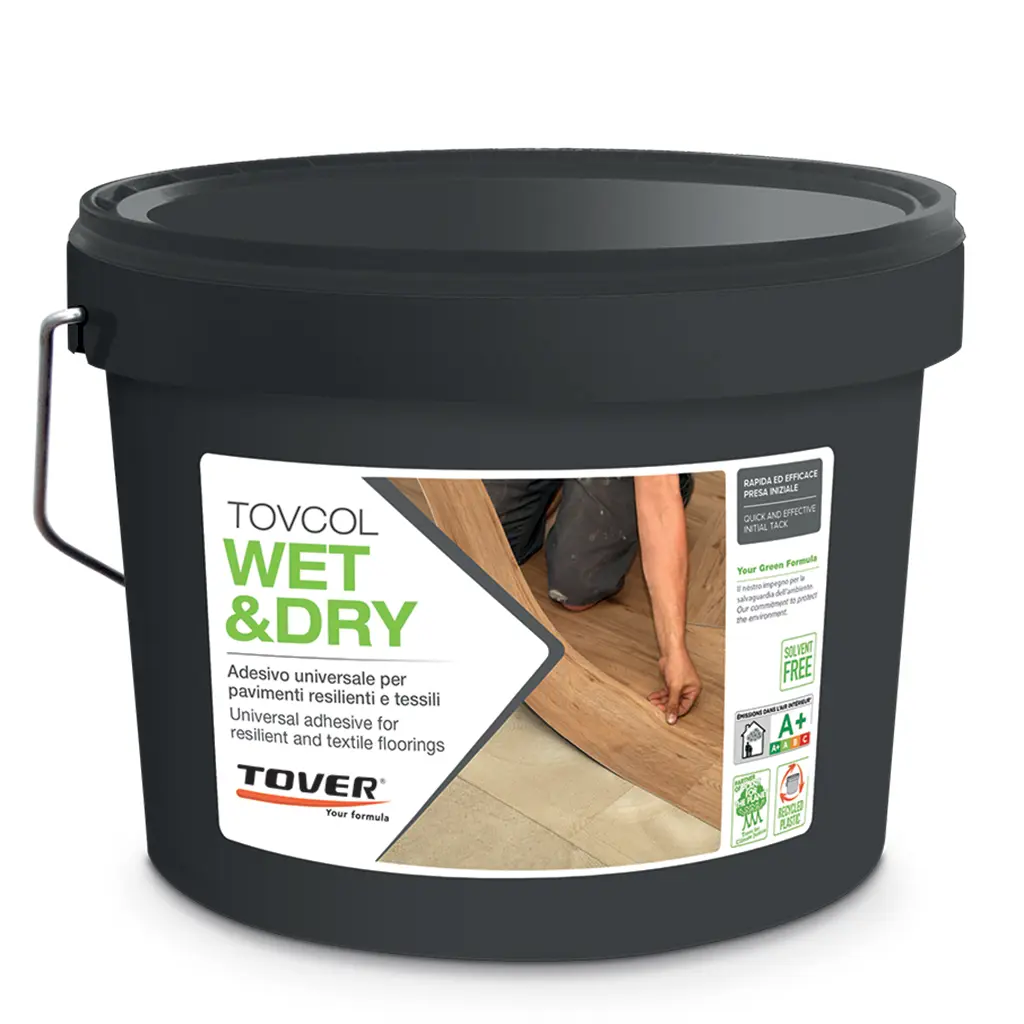Tovcol Wet & Dry Pressure Sensitive LVT Adhesive (12kg)