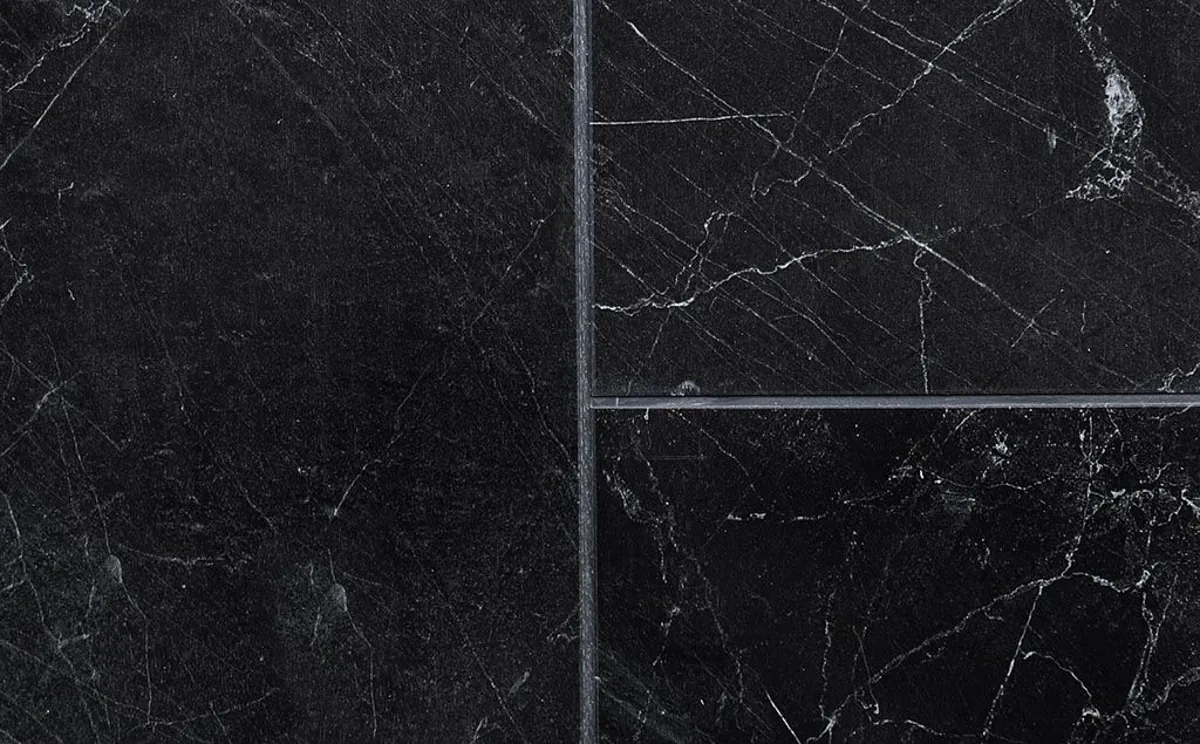 Pre Grouted Graphite Marble 5.5mm SPC Click Tile | Floor Depot