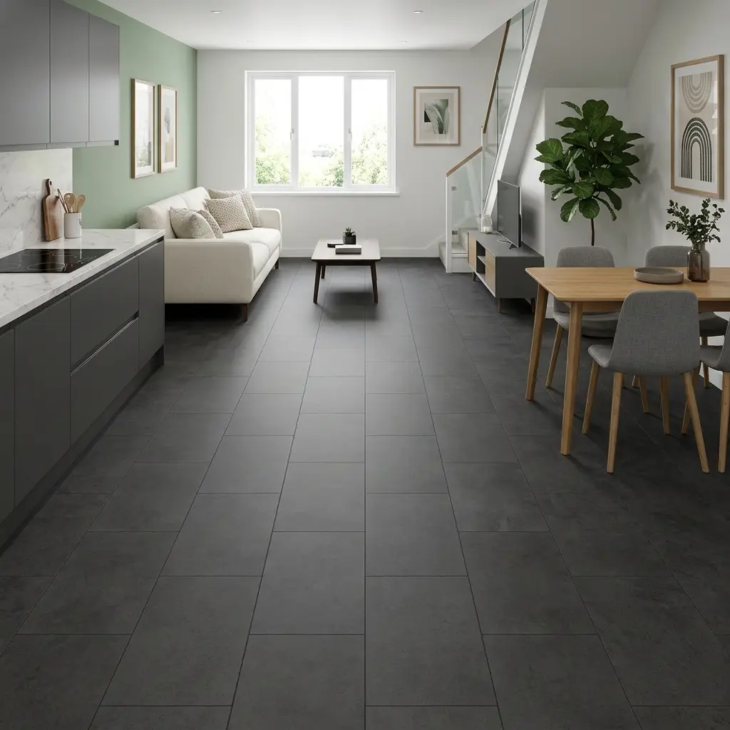 Whitby Charcoal 6mm SPC Click Tile