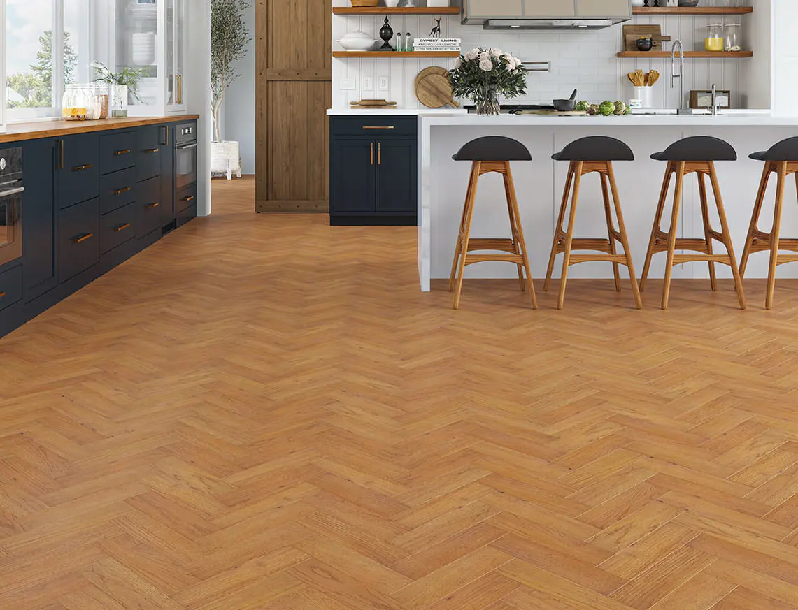 Embered 10mm Engineered Oak Herringbone
