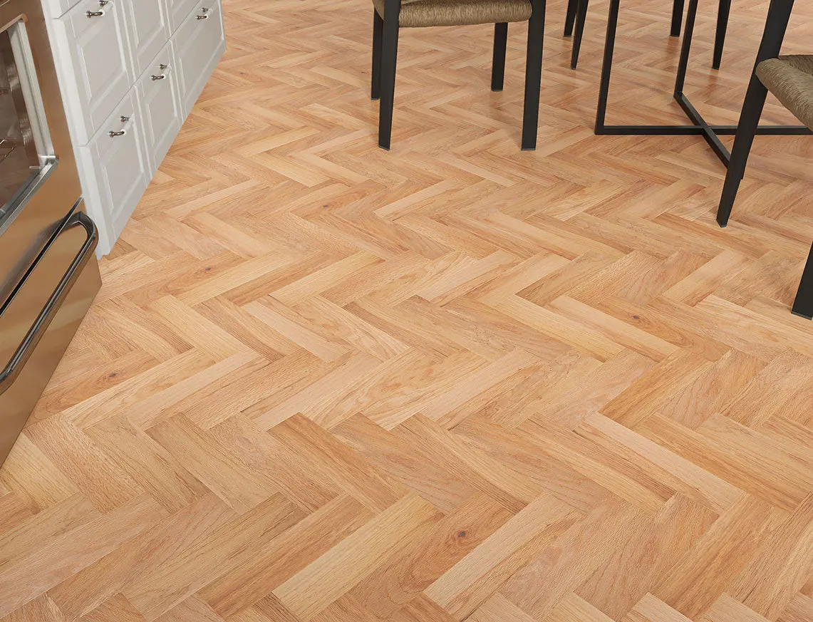 Cloudwashed 10mm Engineered Oak Herringbone
