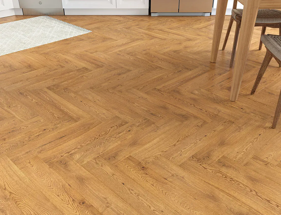 Sunbeam 15mm Engineered Oak Herringbone