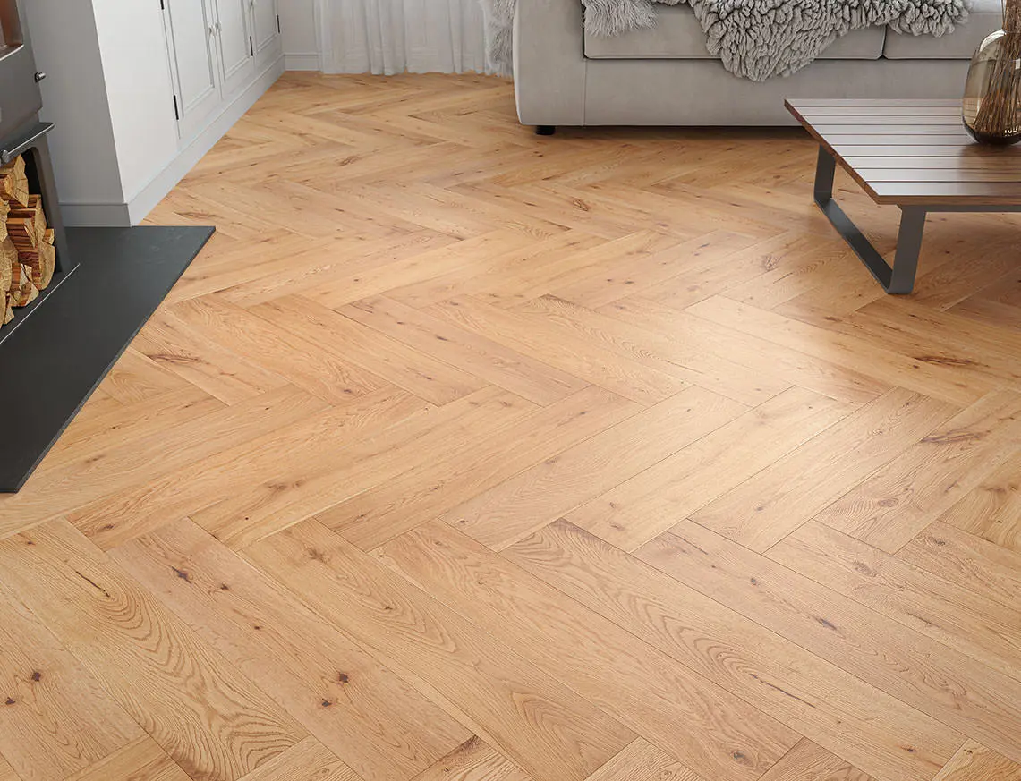 Honeycrest 15mm Engineered Oak Herringbone