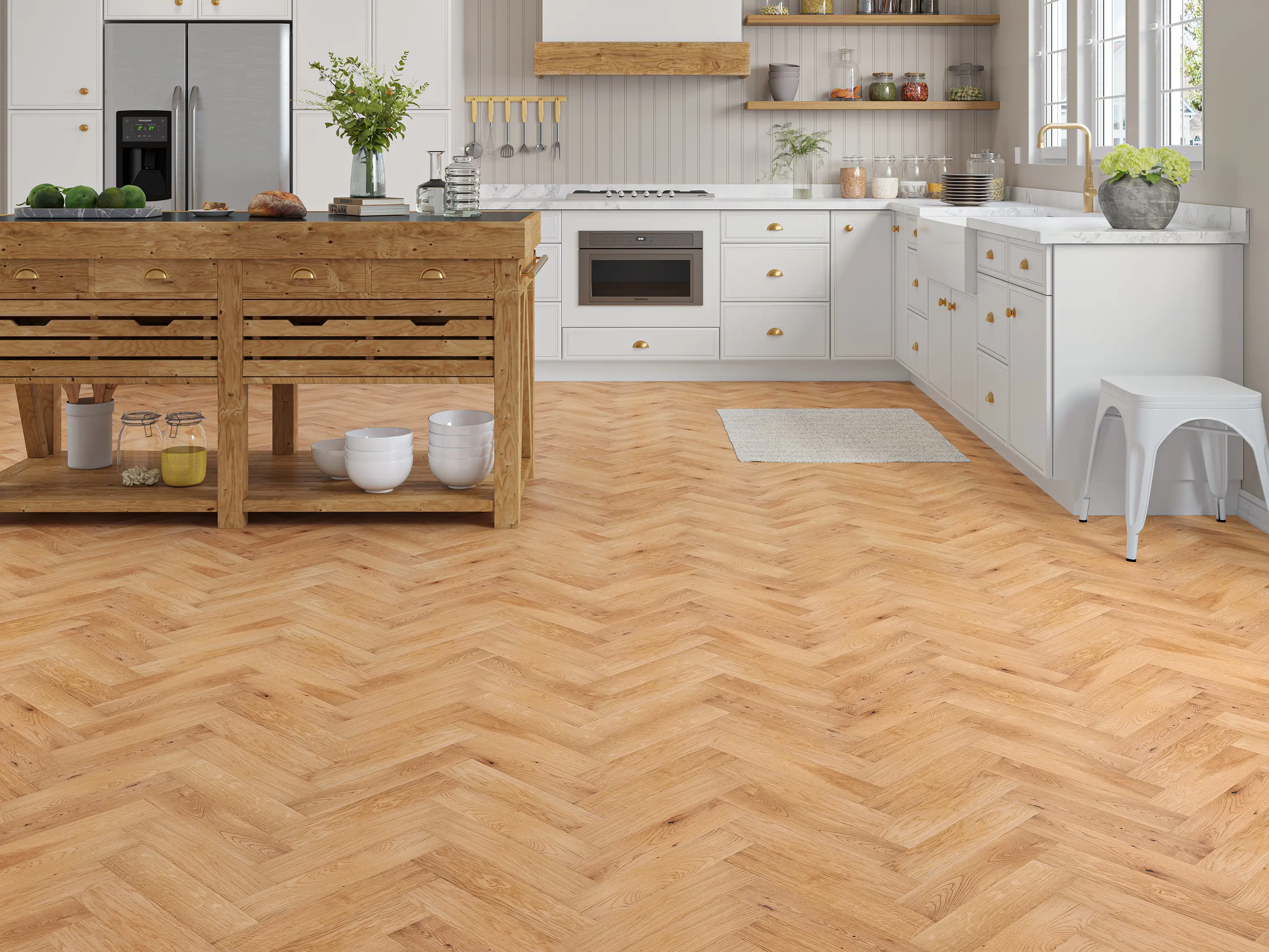 Halo 20mm Engineered Oak Herringbone
