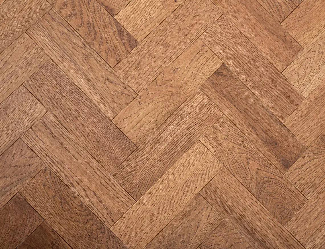 Cinder 14mm Engineered Oak Herringbone