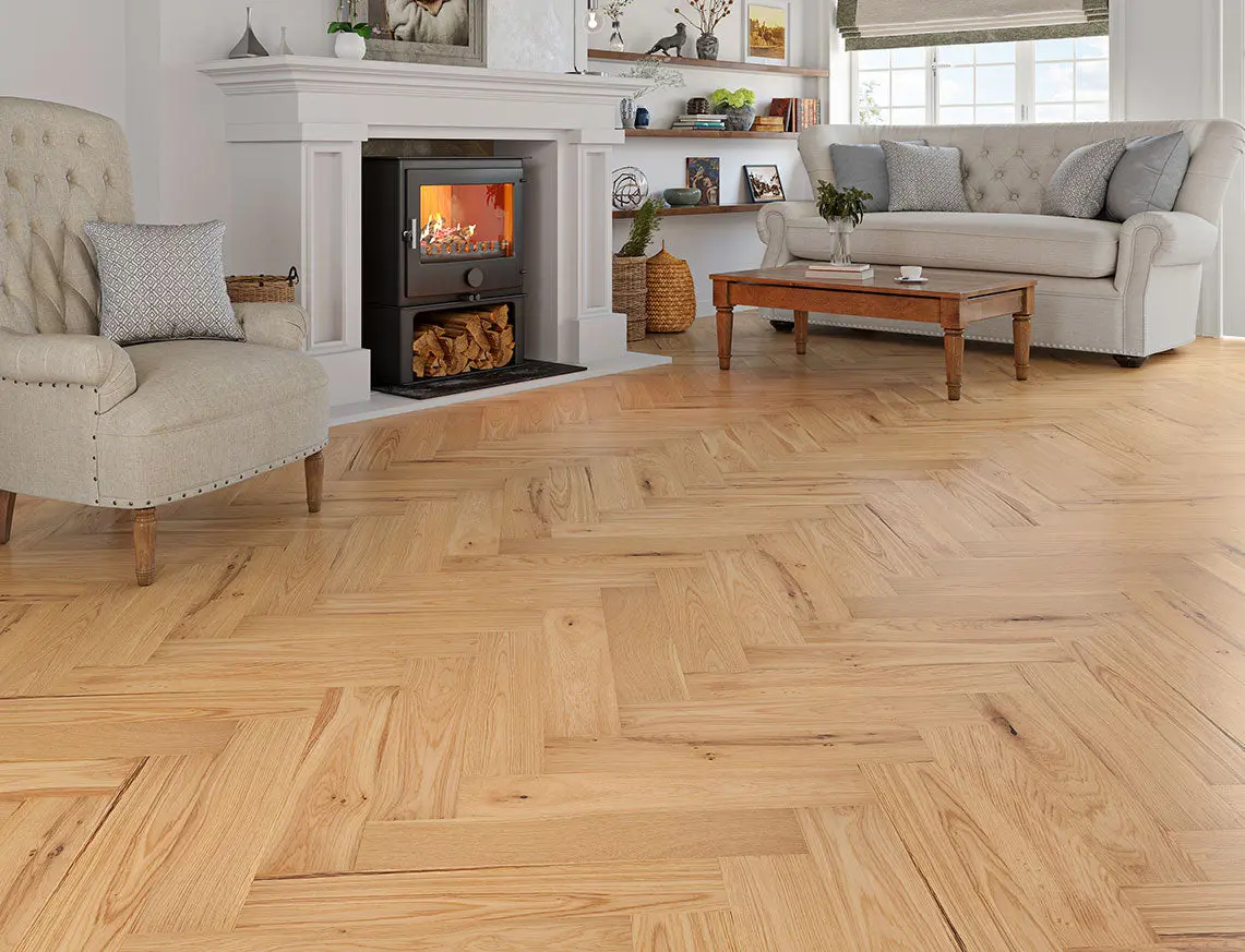 Meadow 15mm Engineered Oak Herringbone