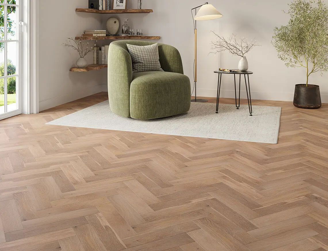 Grove 15mm Engineered Oak Herringbone
