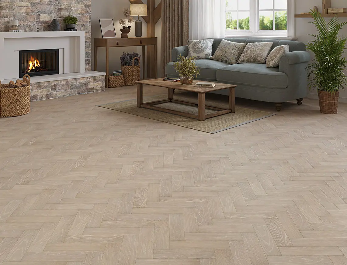 Fjord Oak 10mm Engineered Oak Herringbone