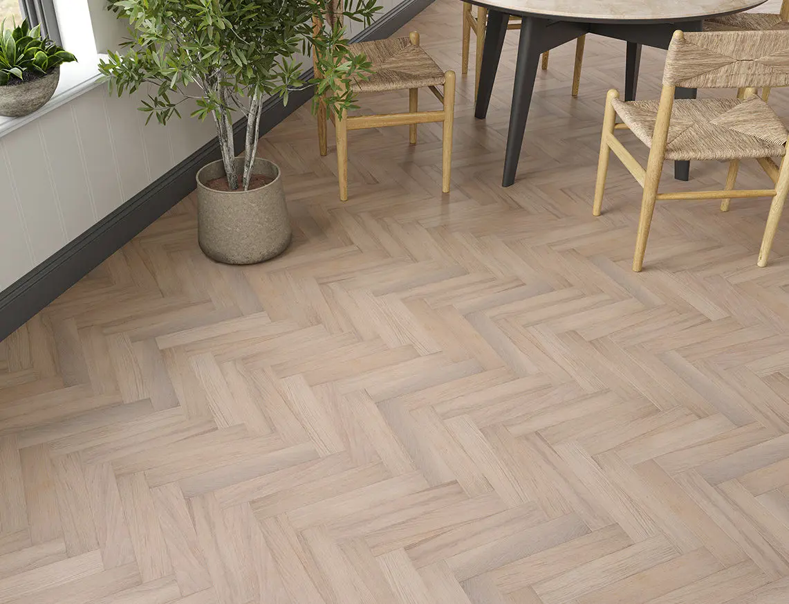 Haze Oak 20mm Engineered Oak Herringbone
