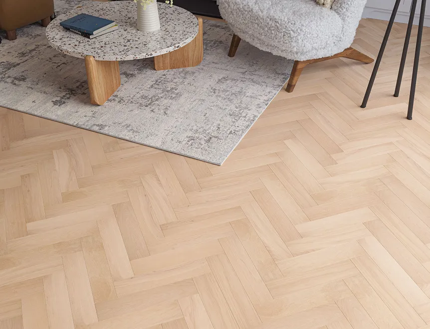 Altai 15mm Invisible Engineered Oak Herringbone | Floor Depot