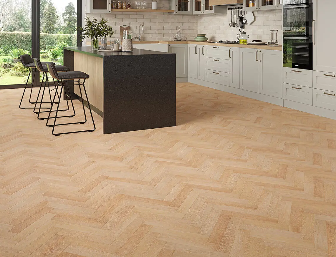 Silvermere 10mm Engineered Oak Herringbone