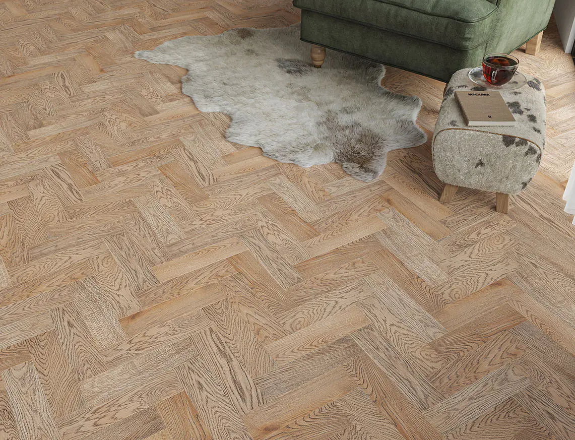 Highmoor 15mm Engineered Oak Herringbone