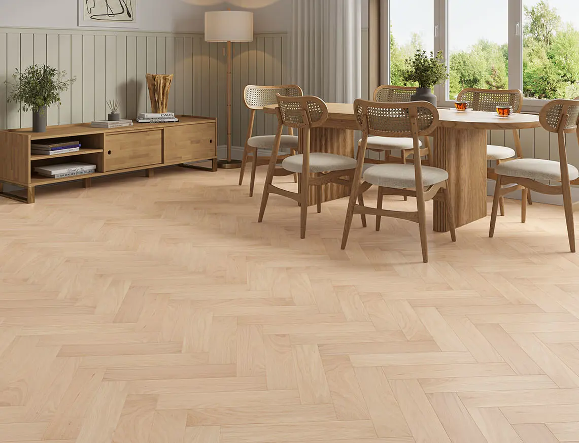 Cairnwick 15mm Invisible Engineered Oak Herringbone