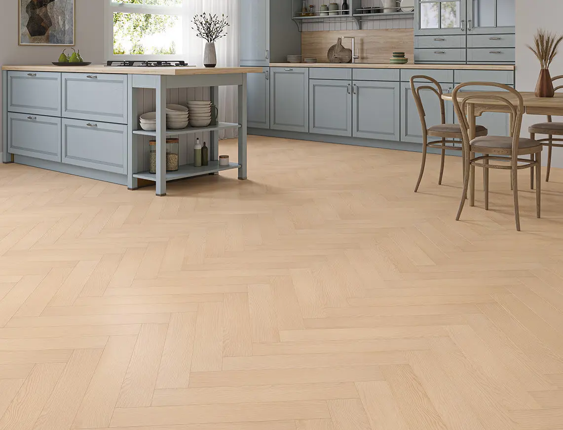 Linford Oak 8mm Laminate Herringbone